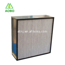 HEPA box filter 292mm high efficiency with Aluminum Separator H13